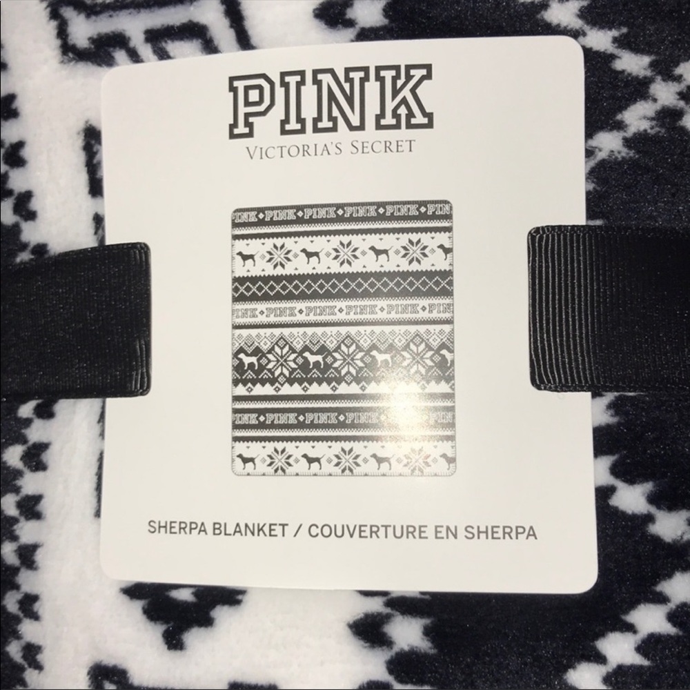 Pinks Sherpa blanket
